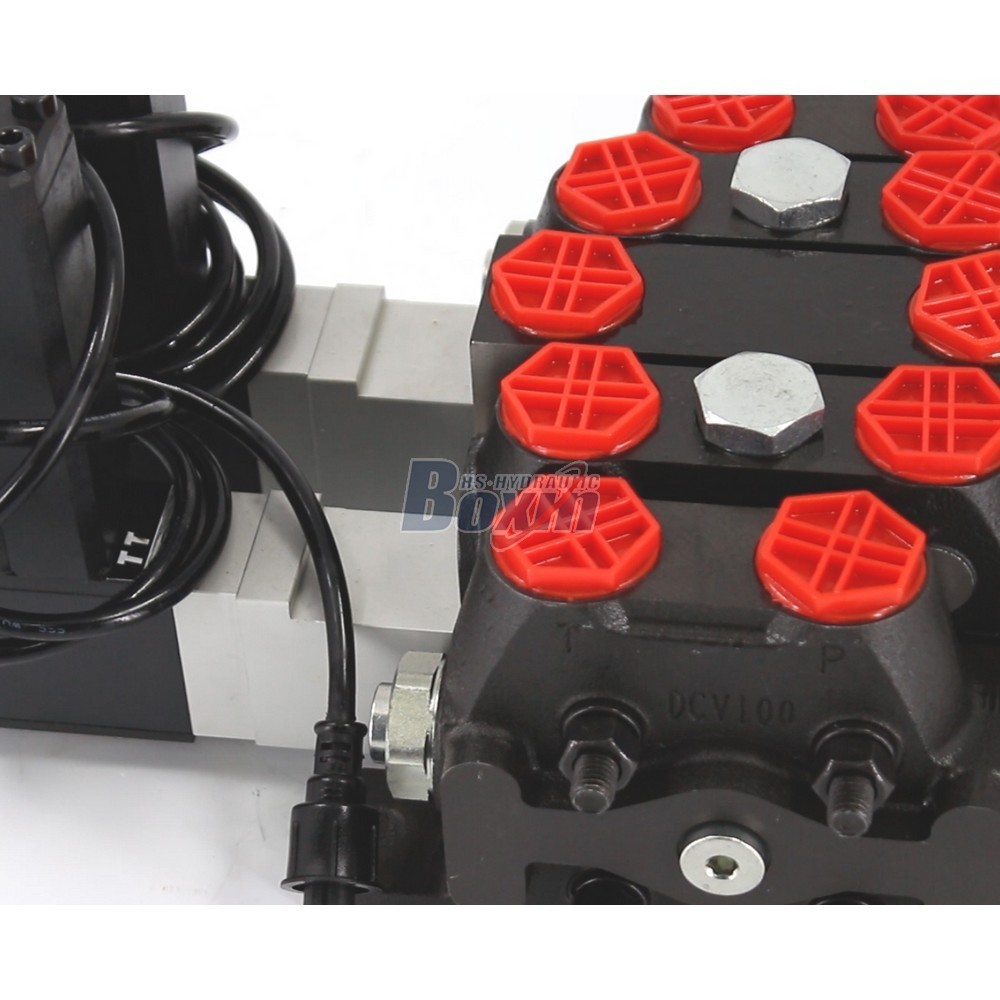 Sectional Control Valve DCV100 with Electric Motor Actuator detail image